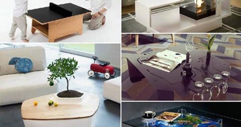 15 πολυλειτουργικά τραπεζάκια σαλονιού!
