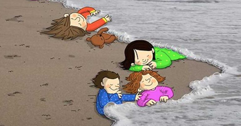 17 σκιτσογράφοι από όλο τον κόσμο θρηνούν το αδικοχαμένο αγοράκι από την Συρία