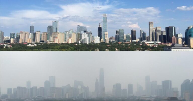 Δείτε πως κατάφεραν οι Κινέζοι να καθαρίσουν τον ουρανό του Πεκίνου για λίγες ώρες!