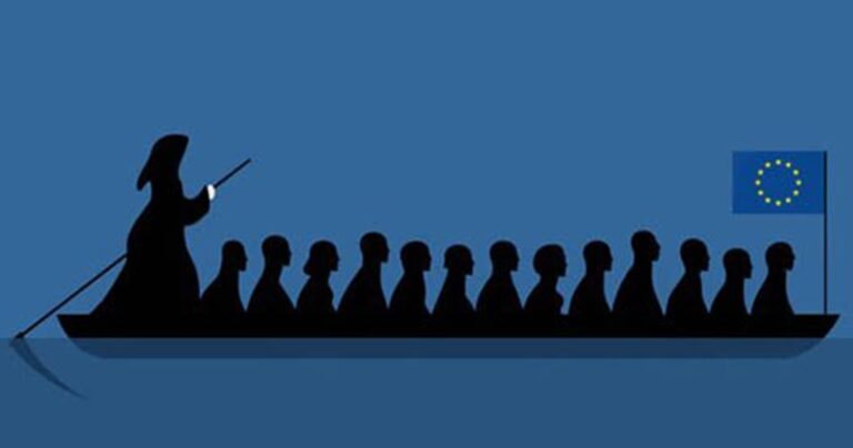 9 δυνατά σκίτσα που απεικονίζουν τη Μεσόγειο ως τάφο.