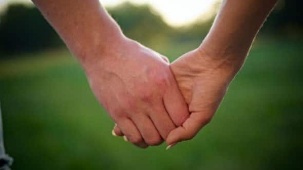 holding hands istock