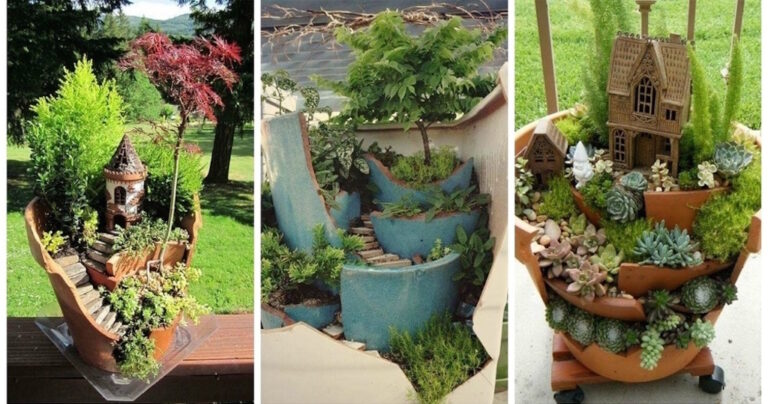 18 απίθανα πράγματα που μπορείτε να κάνετε με σπασμένες κεραμικές γλάστρες