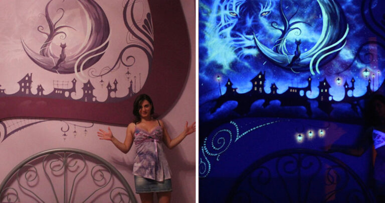 Φαίνεται σαν απλή ζωγραφιά αλλά όταν νυχτώνει… είναι μαγευτικό!