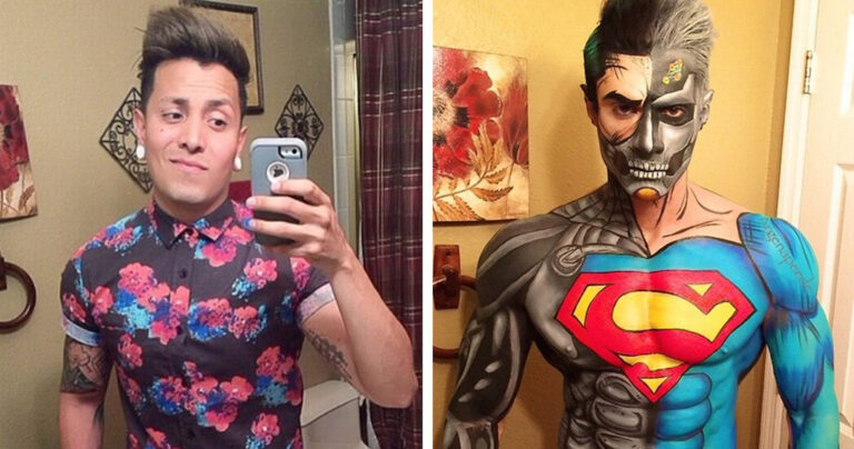 Μεταμορφώνεται σε σούπερ ήρωα με όπλο του μόνο το μακιγιάζ!