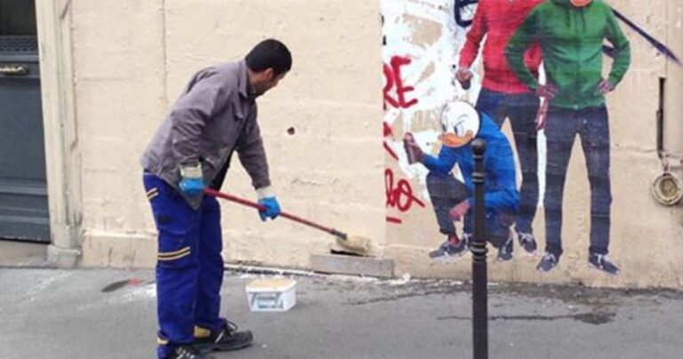 Οδοκαθαριστής έγινε… έργο τέχνης!
