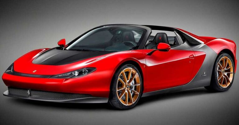 Οπτική και ηχητική απόλαυση με τη Ferrari Sergio σε ένα βίντεο.