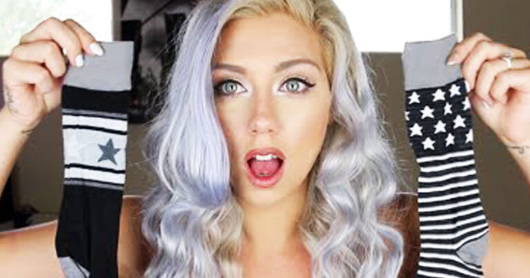 Κάντε τα μαλλιά σας μπούκλες χρησιμοποιώντας μόνο μια… κάλτσα!