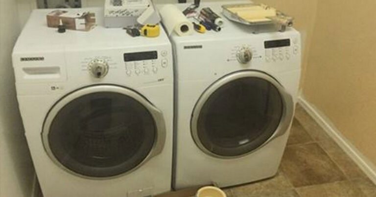 Μόλις έφυγε η γυναίκα της έκανε μία έκπληξη! Δείτε πως μεταμόρφωσε το πλυσταριό!