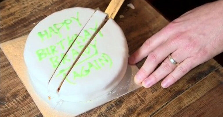 Σύμφωνα με αυτό το “επιστημονικό” βίντεο κόβουμε το κέικ λάθος όλη μας τη ζωή