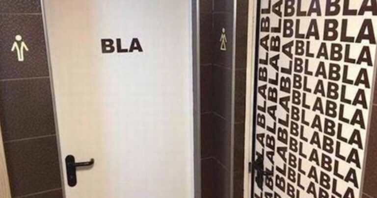 Όταν οι ανδρικές και γυναικείες τουαλέτες ξεχωρίζουν με μοναδικό τρόπο!