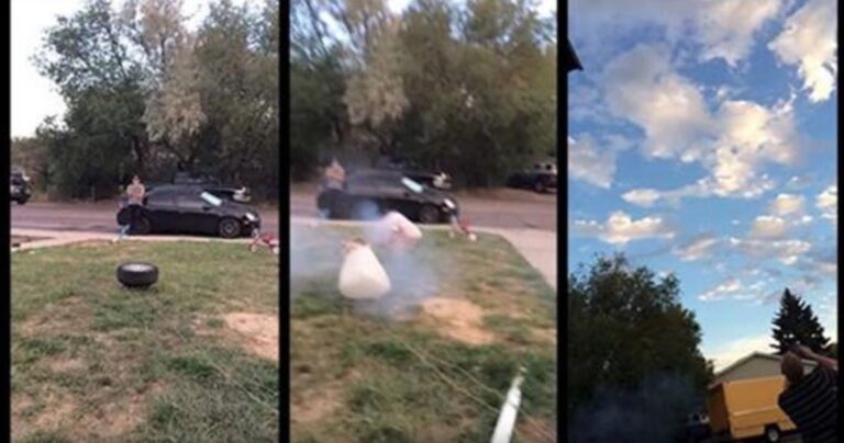 Η εκτόξευση μιας ρόδας χρησιμοποιώντας αερόσακους είναι μια εξαιρετικά κακή ιδέα!