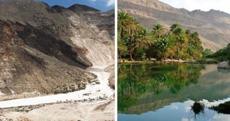 Η απίθανη όαση του Ομάν που ζει μόνο τρεις μήνες το χρόνο!