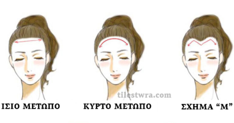 Τι αποκαλύπτει το σχήμα του μετώπου σας για την προσωπικότητά σας;
