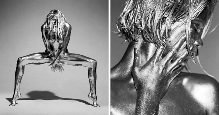 Φωτογράφος μετατρέπει γυναίκες σε ζωντανά αγάλματα!