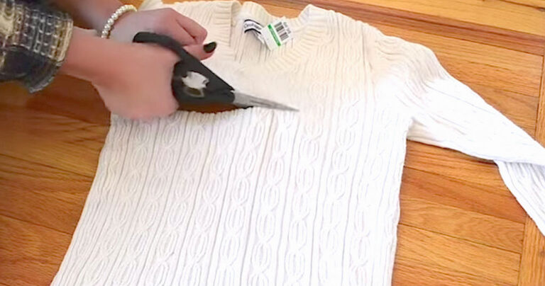 Μετατρέψτε ένα παλιό πουλόβερ σε έναν χαριτωμένο σκούφο