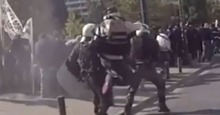 Ο αγρότης που επιτέθηκε σε άντρες των ΜΑΤ με κινήσεις Καράτε!