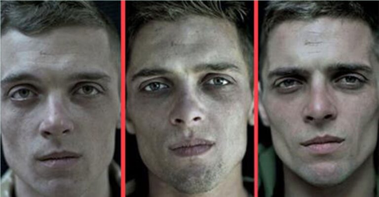 Πριν και Μετά: Τα πρόσωπα στρατιωτών που επιστρέφουν από κάποιο πόλεμο.