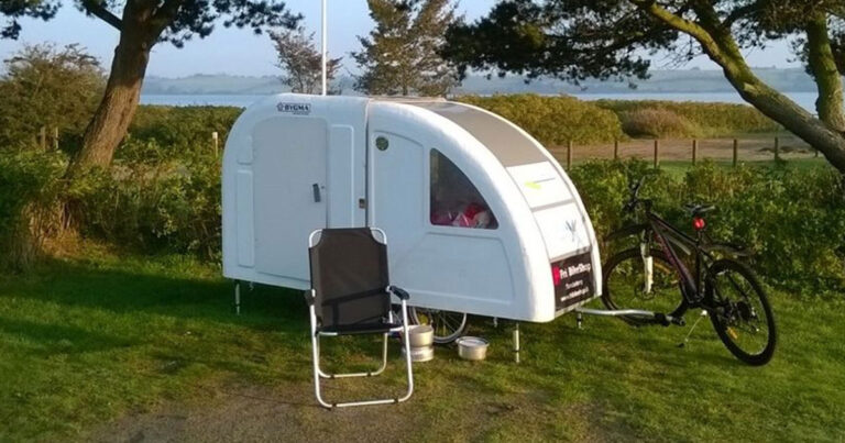 Ένα μικροσκοπικό τροχόσπιτο για… ποδήλατο!