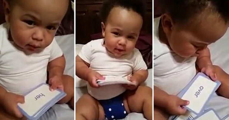 Είναι μόλις 19 μηνών και διαβάζει και μετράει μέχρι το 50!