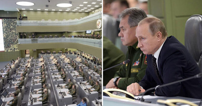 Ταινία του Τζέιμς Μποντ θυμίζει η «αίθουσα πολέμου» του Βλαντιμίρ Πούτιν