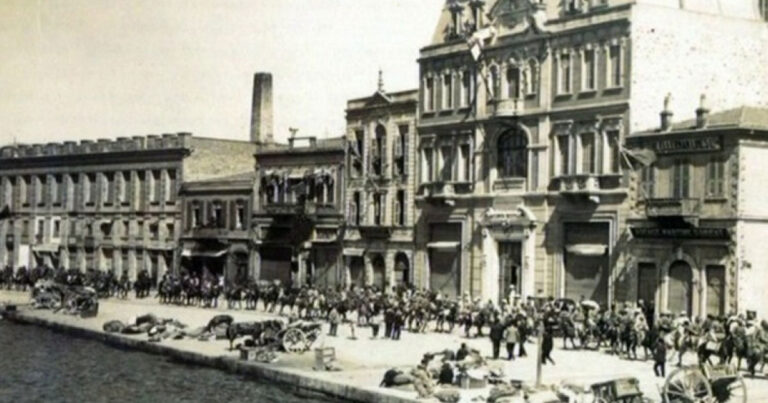 Ενα χαμένο άγνωστο φιλμ, Πρόσφυγες του 1922, Σμύρνη