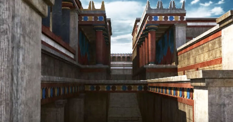 To Παλάτι της Κνωσού σε μια εντυπωσιακή τρισδιάστατη απεικόνιση