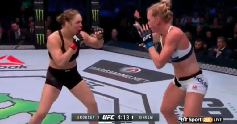 Έβγαλε νοκ άουτ την παγκόσμια πρωταθλήτρια ΜΜΑ Ρόντα Ρούσεϊ!