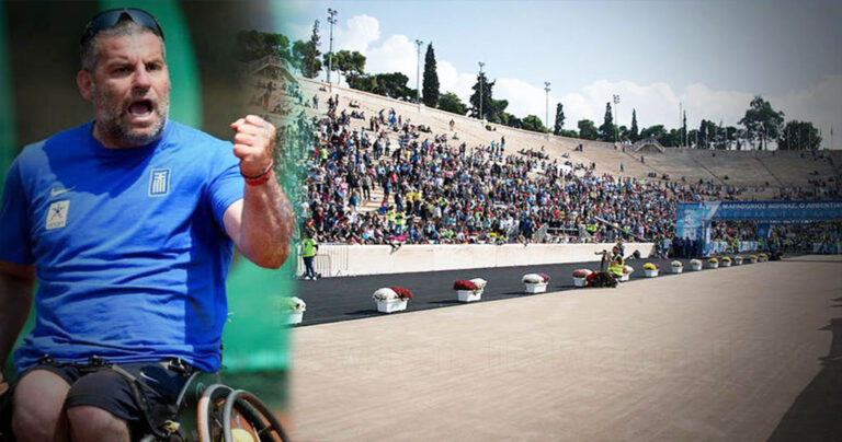 Τρέχει με αμαξίδιο στο Μαραθώνιο: «Θα τερματίσω ακόμα και μπουσουλώντας»