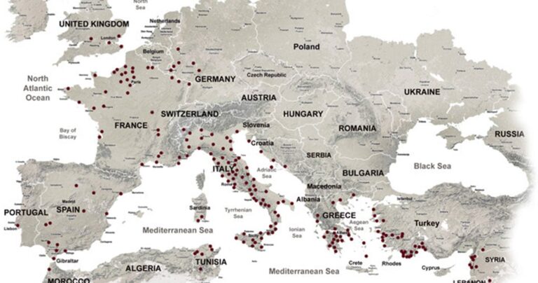 Τοποθεσίες και φωτογραφίες όλων των αρχαίων ελληνικών θεάτρων στην Ευρώπη