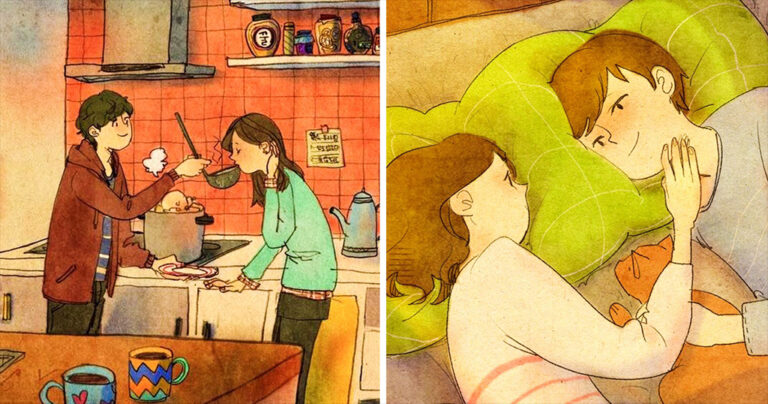 15 σκίτσα που αποδεικνύουν ότι η αγάπη είναι στα απλά και καθημερινά πράγματα