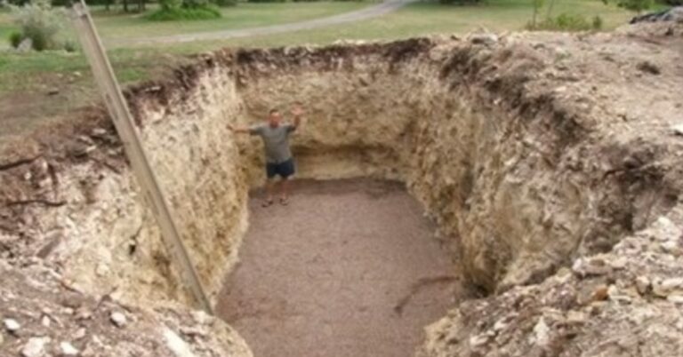 Έσκαψε μια τεράστια τρύπα στο κήπο του και δημιούργησε κάτι που κάνεις δεν το πίστευε!