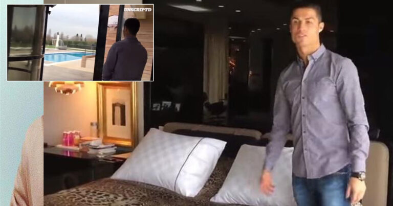 O Κριστιάνο Ρονάλντο μας ξεναγεί στο εορταστικά στολισμένο σπίτι του.