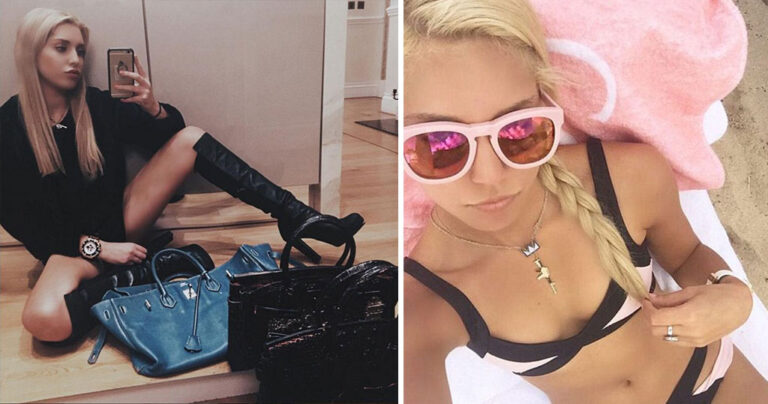 Η εξωφρενική ζωή ενός πλουσιοκόριτσου. Δίνει 20.000 ευρώ το μήνα μόνο για τα ψώνια της…