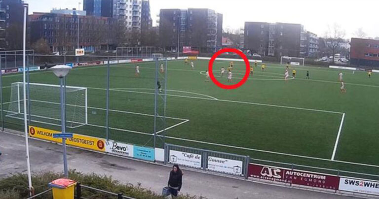 Έφηβος σκοράρει από το κέντρο πριν καν αρχίσει το χρονόμετρο!