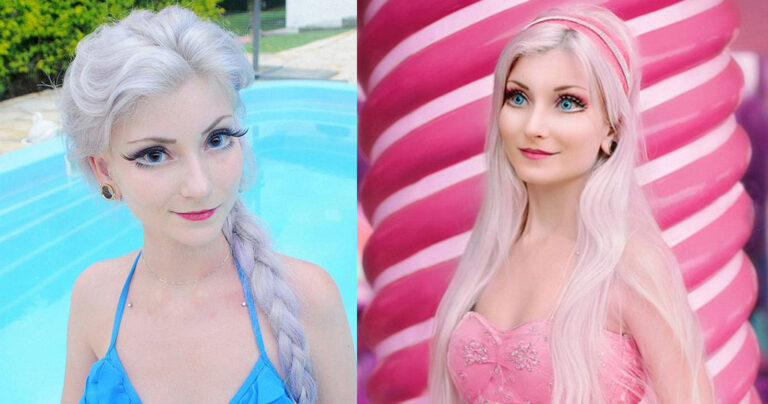 Η Βραζιλιάνα που μοιάζει με Barbie έχει περιφέρεια 50 πόντους και τρομάζει τους περαστικούς!