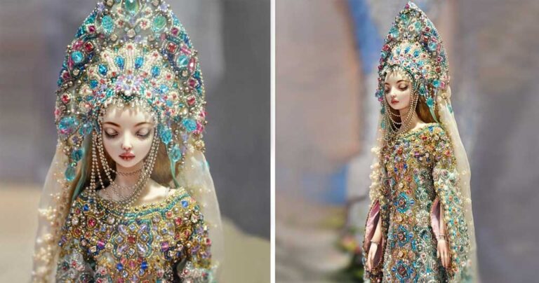 Καλλιτέχνις δίνει ξανά ζωή σε κούκλες εμπνευσμένες από χαρακτήρες παραμυθιών