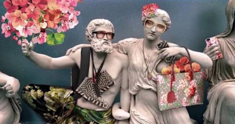 Σάλος με τον βανδαλισμό των γλυπτών από την Gucci!