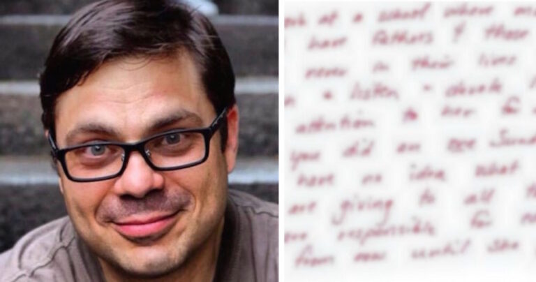 Ένας άγνωστος δίνει σε έναν πατέρα ένα συγκινητικό γράμμα, αφού τον είχε δει μαζί με την κόρη του.