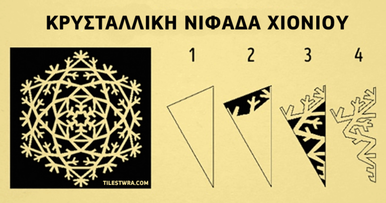 20 πανέμορφες χάρτινες νυφάδες χιονιού που μπορείτε να φτιάξετε μόνοι σας!