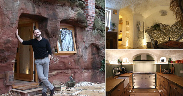 Αγόρασε και μετέτρεψε μια σπηλιά 250 εκατομμυρίων ετών σε μια υπερσύγχρονη κατοικία!