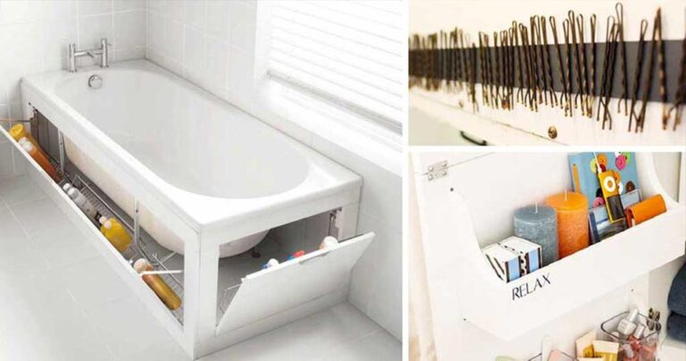 15 πρωτότυπες ιδέες για να οργανώσετε το μπάνιο σας!