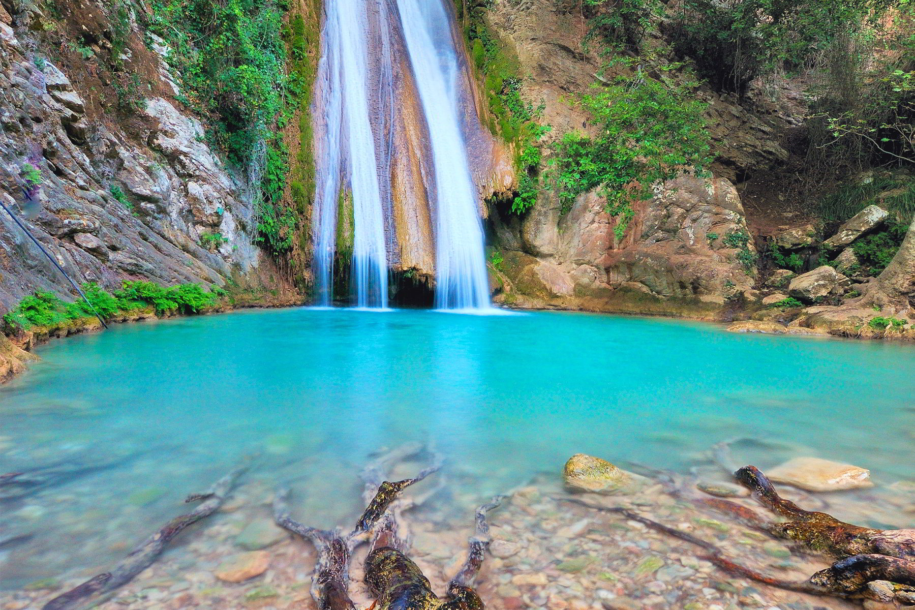 neda-waterfalls-in-zaharo-of-peloponnese