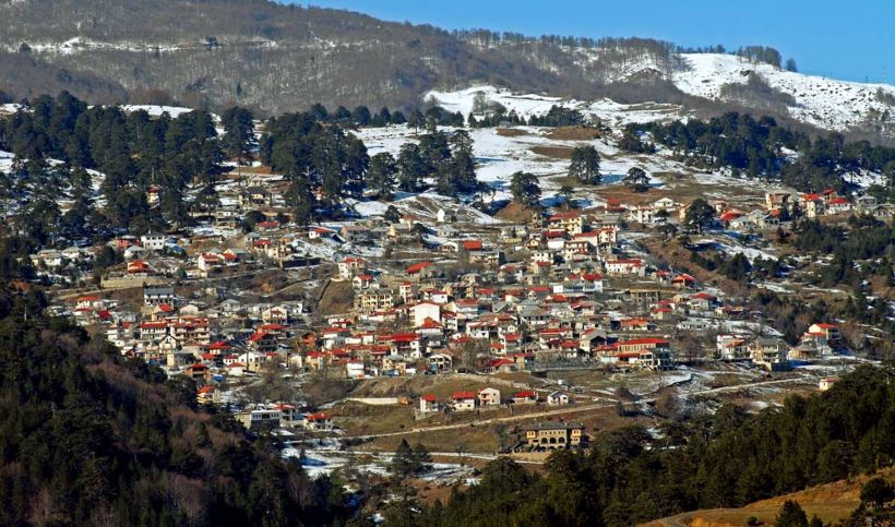 grevena with snow