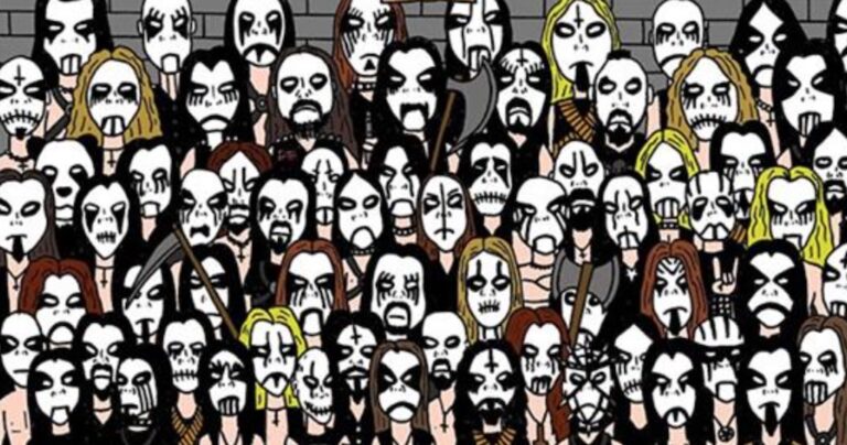 Μπορείτε να εντοπίσετε το Panda σε αυτή την εικόνα με θαυμαστές της Death Meta;