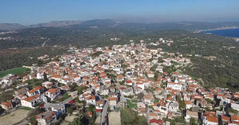 Εναέρια βόλτα στο μαστιχοχώρι Νένητα της Χίου από ψηλά!