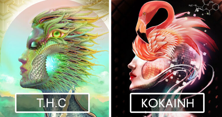 Καλλιτέχνης παίρνει 20 διαφορετικά ναρκωτικά και δημιουργεί 20 σκίτσα υπό την επήρεια αυτών!