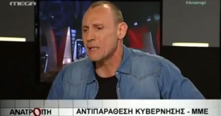 Ο ηθοποιός Κλέων Γρηγοριάδης κάνει τον Πρετεντέρη να καταπιεί την γλώσσα του!