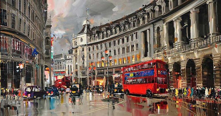 15 αστικά κέντρα μέσα από τα μάτια του Λίβυου ζωγράφου Καλ Γκατζούμ.