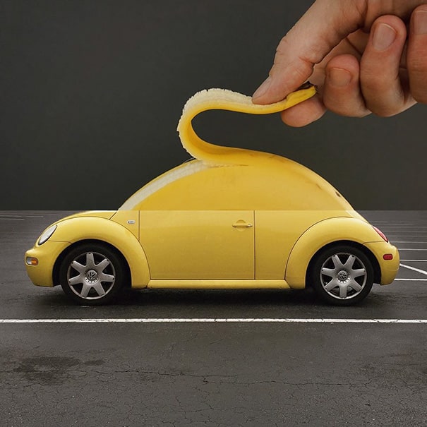 μπανάνα + αυτοκίνητο