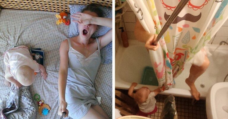 Κατέγραψε με ένα selfie stick πως είναι να είσαι μητέρα